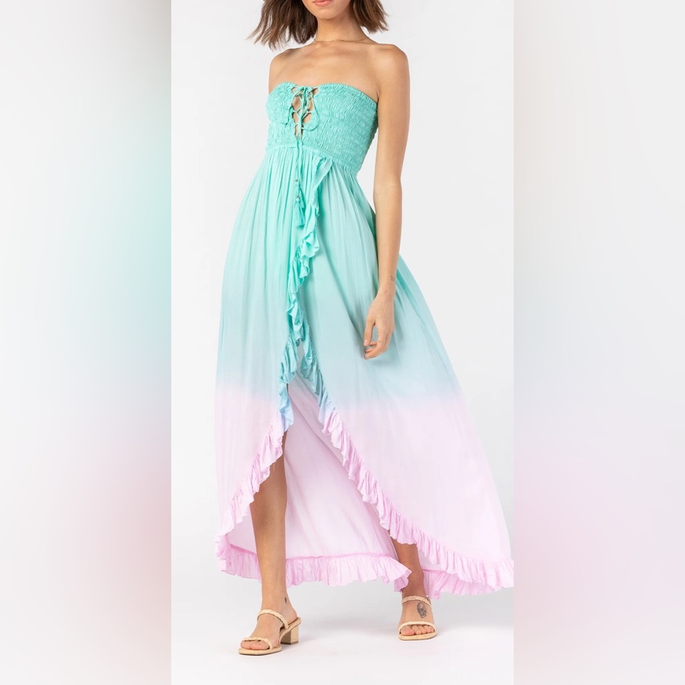 Tiare Hawaii Flynn strapless maxi dress
